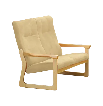 BE - 2 dvojkřeslo, koženka ROXA 3.10 - koženka kávová